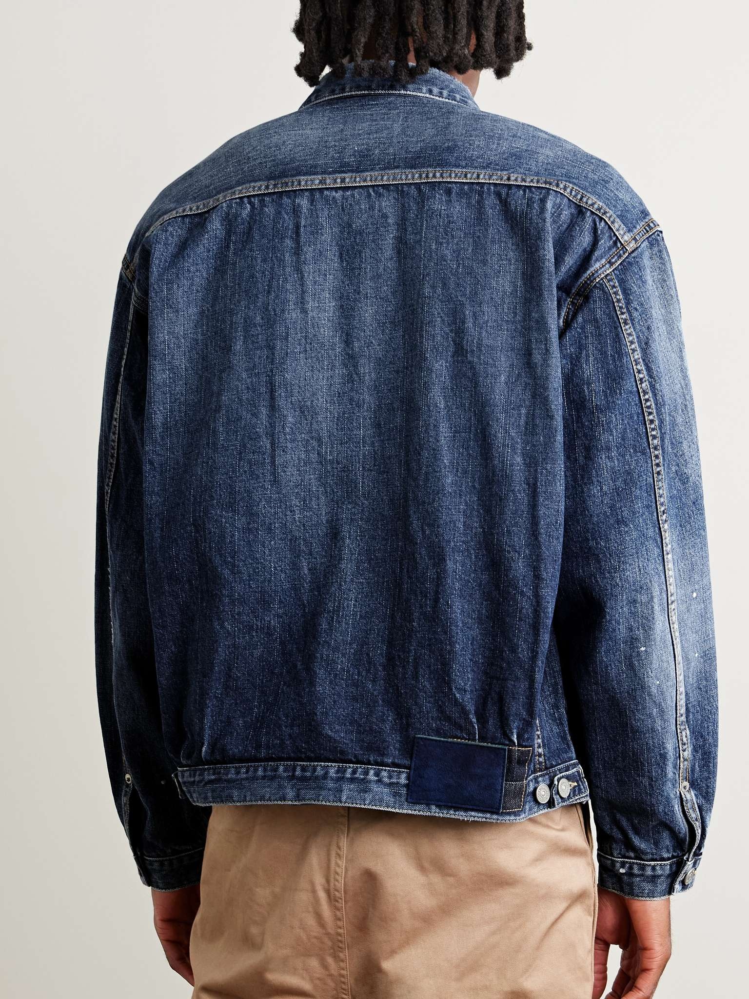 visvim Social Sculpture 101 Paint-Splattered Denim Jacket 