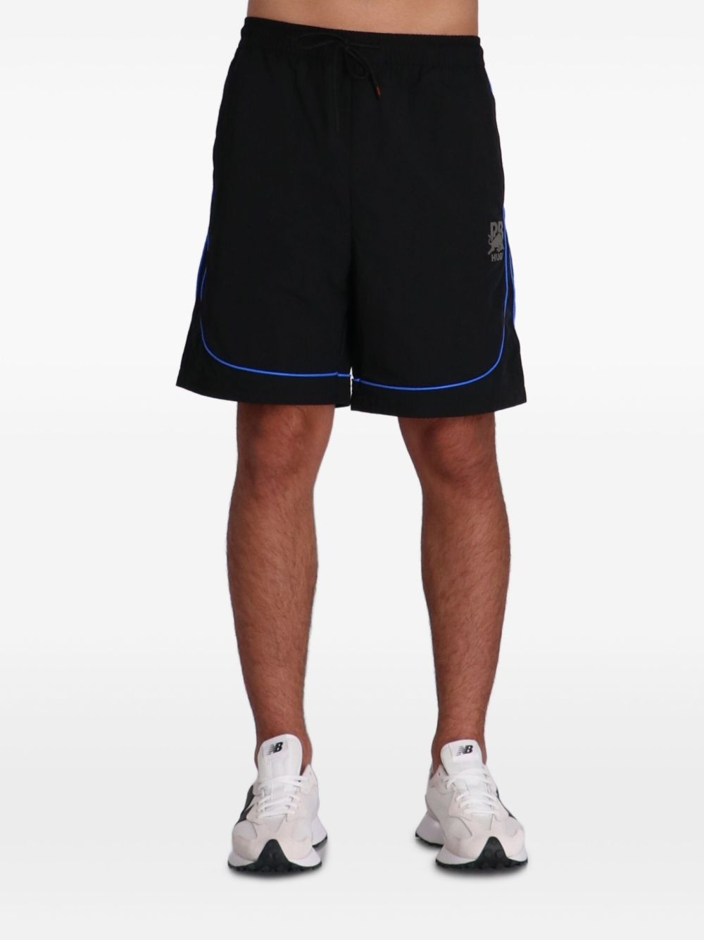 x Racing Bulls torchon-piping track shorts - 3