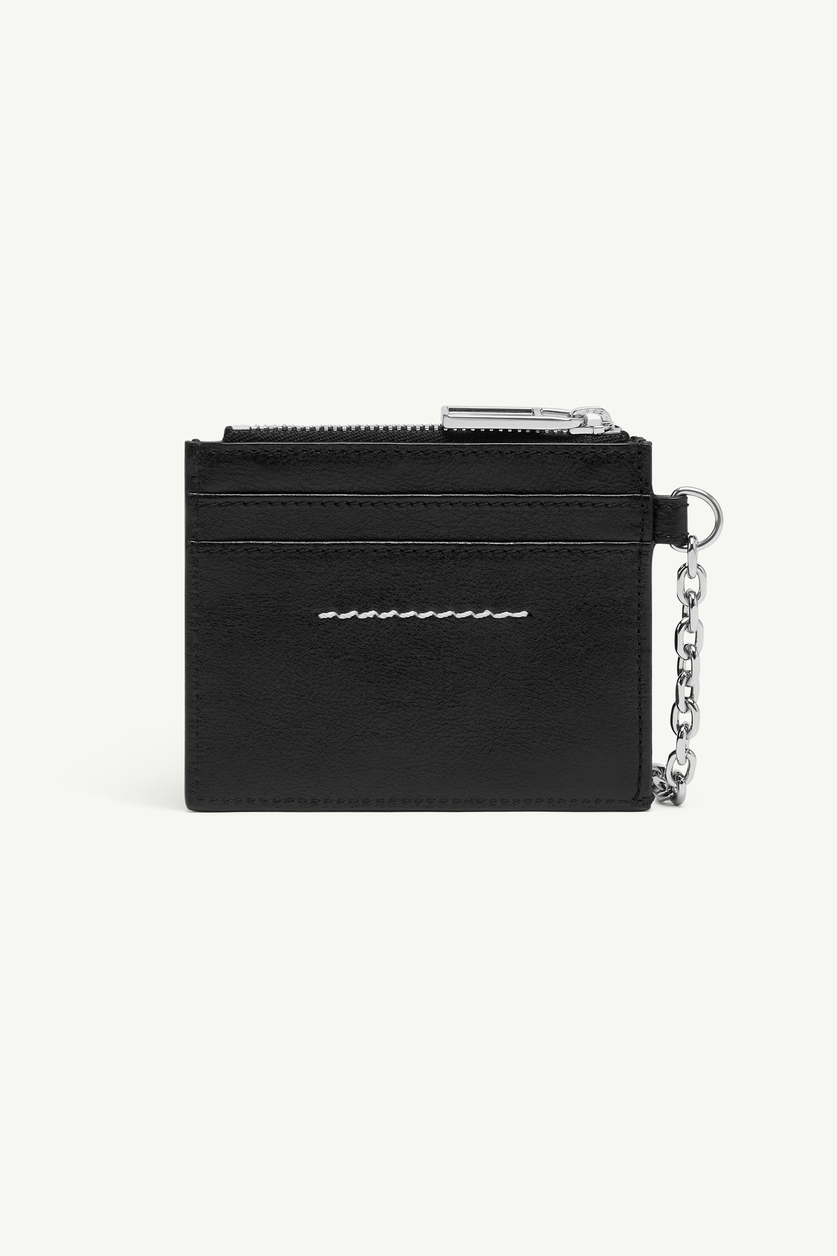 【関税&送料込】MM6 Maison Margiela Wallets MM6 Maison Margiela Zip Wallet cardholder Unisex ONE SIZE