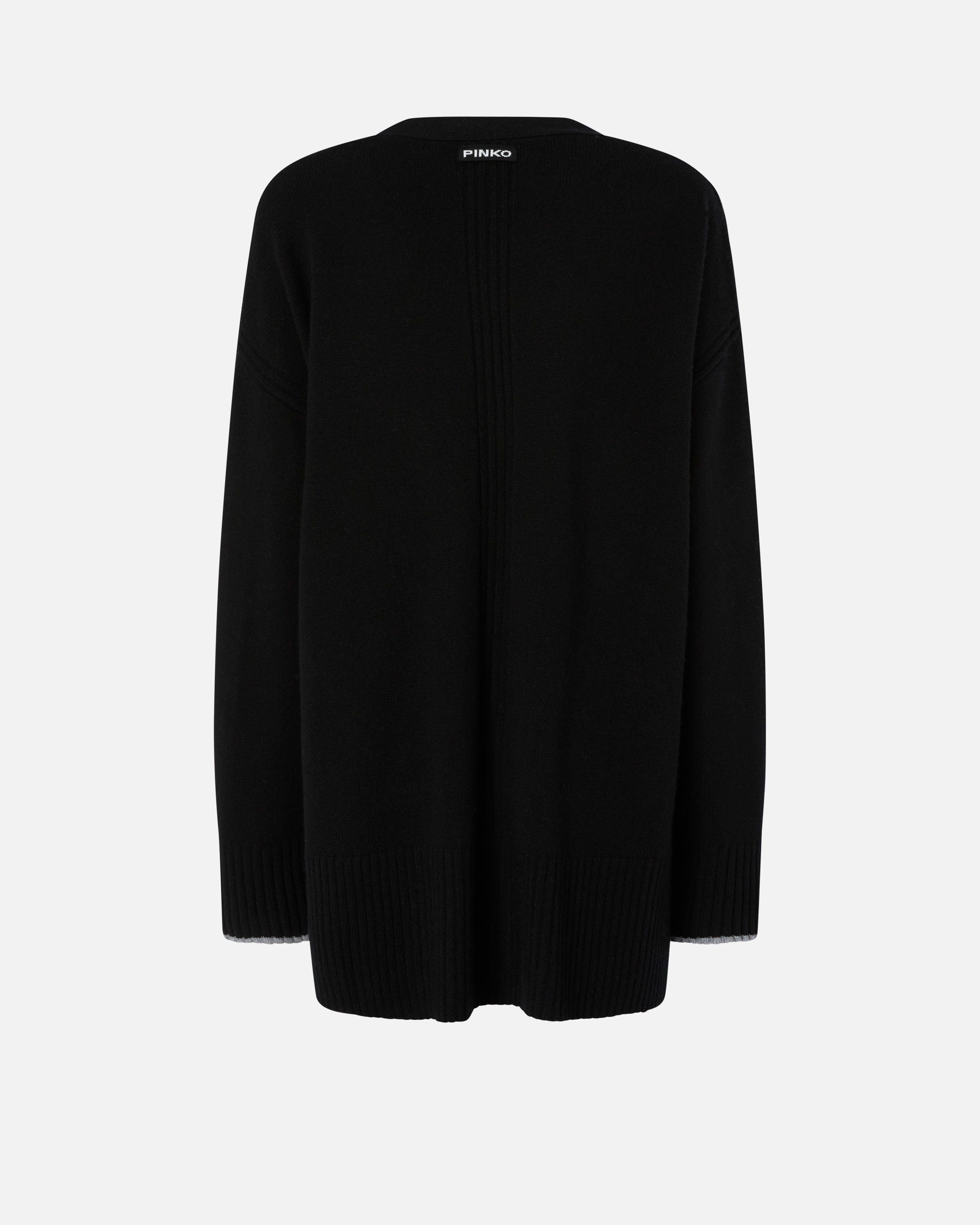 LONG V-NECK CARDIGAN - 2