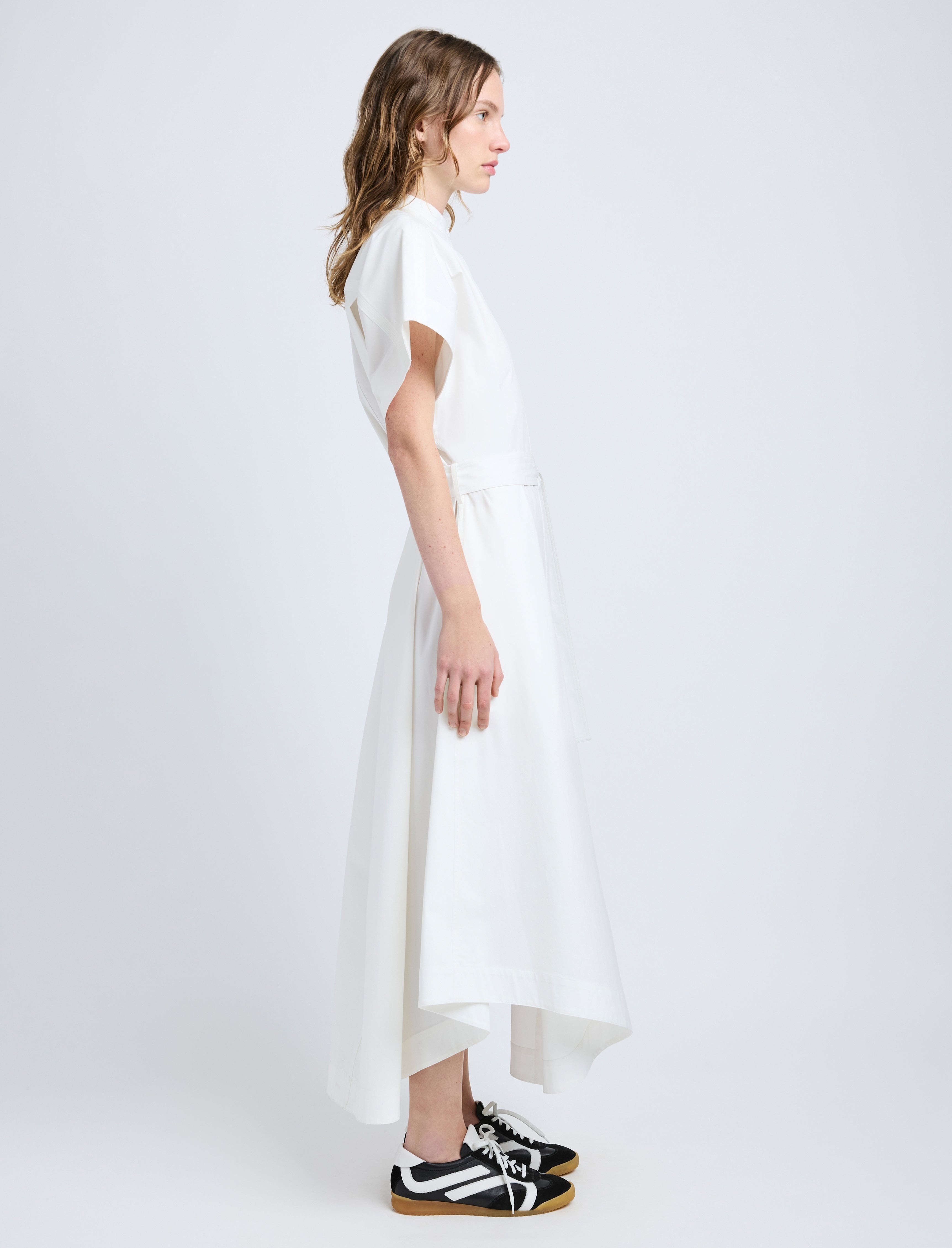 Walker Dress in Eco Poplin - 3