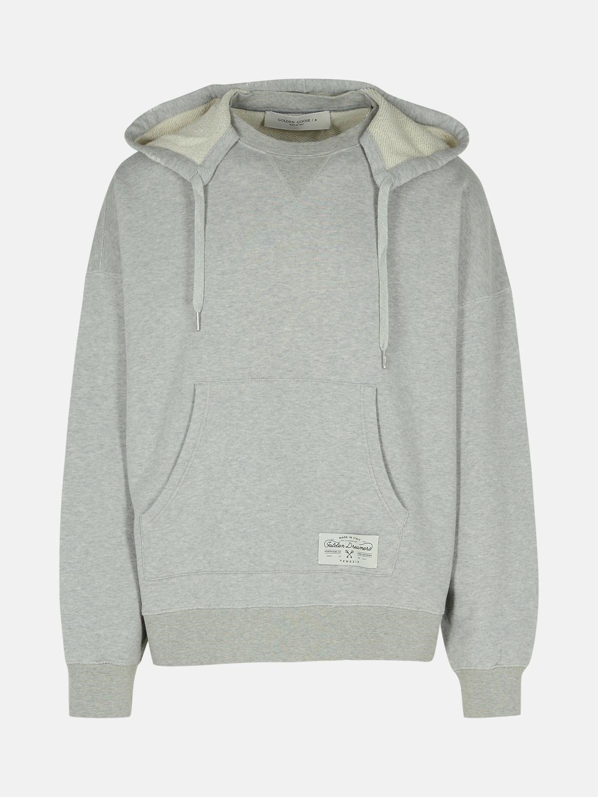 GRAY COTTON SWEATSHIRT - 1