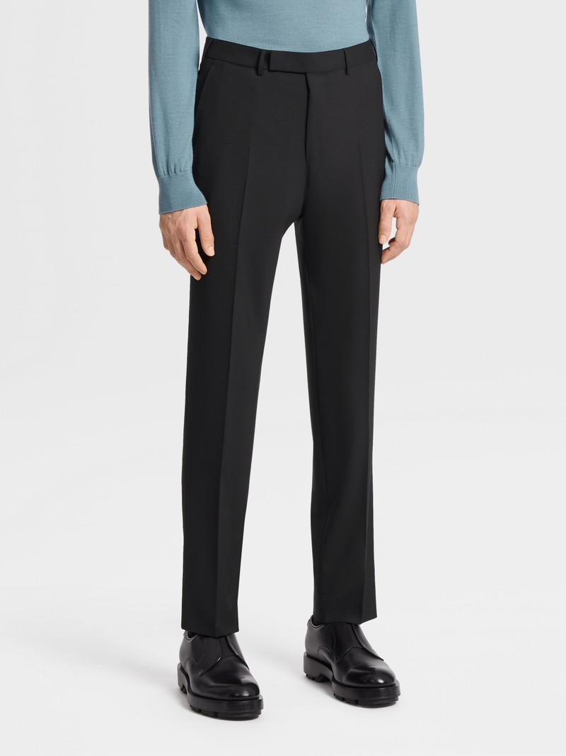 ZEGNA BLACK HIGH PERFORMANCE™ WOOL PANTS outlook