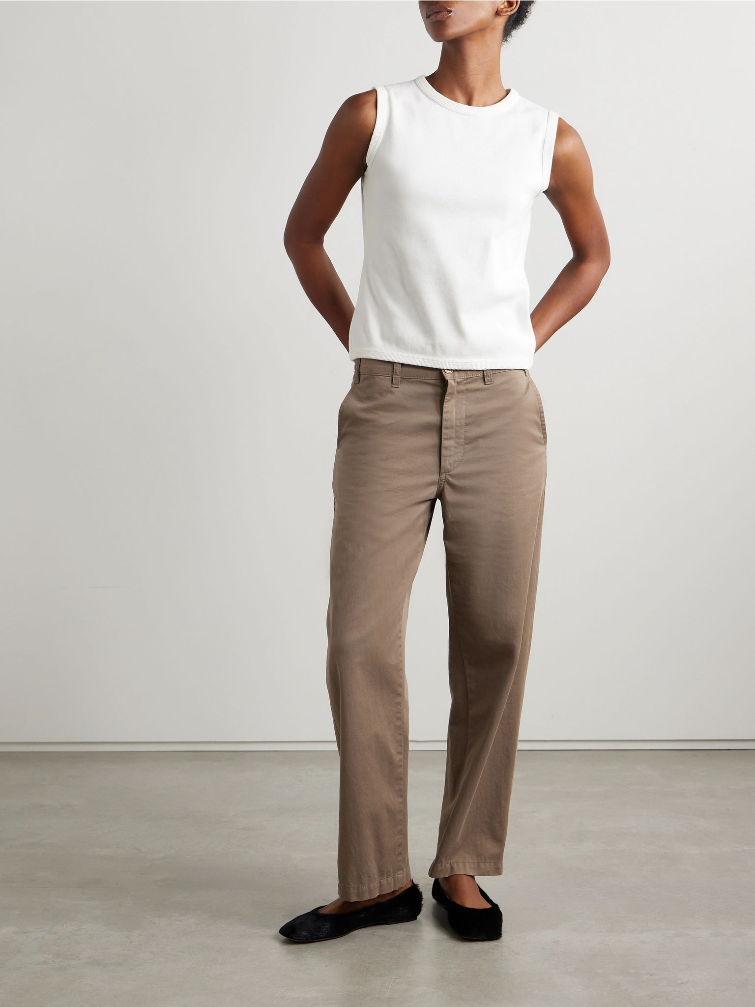 Wody cotton-jersey tank White - 2
