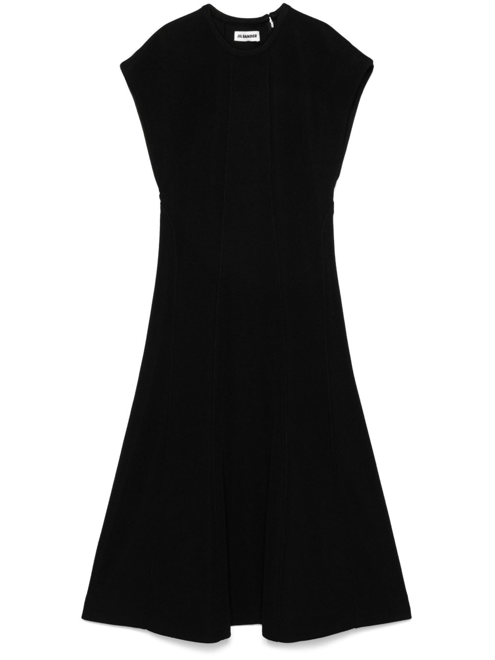 ribbed midi dress - 1