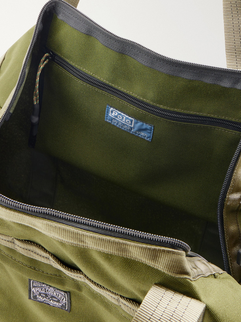 Logo-Appliquéd Canvas Weekend Bag 6