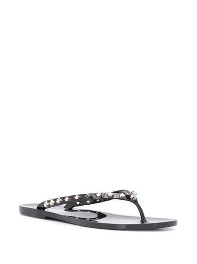 DSQUARED2 stud-embellished flip flops outlook