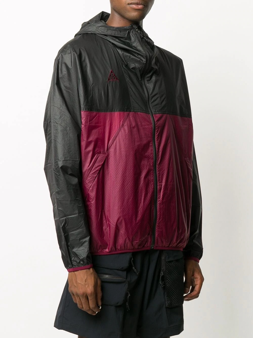 bi-colour windbreaker - 3