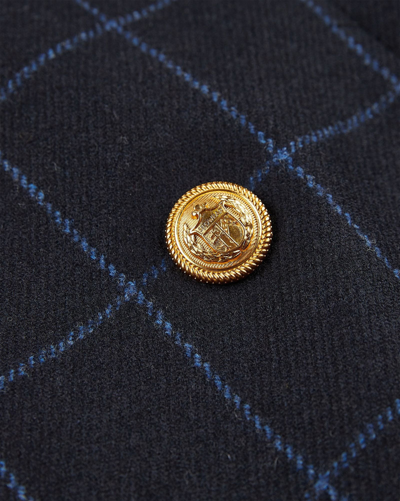 Slim fit double-breasted wool jacket 7