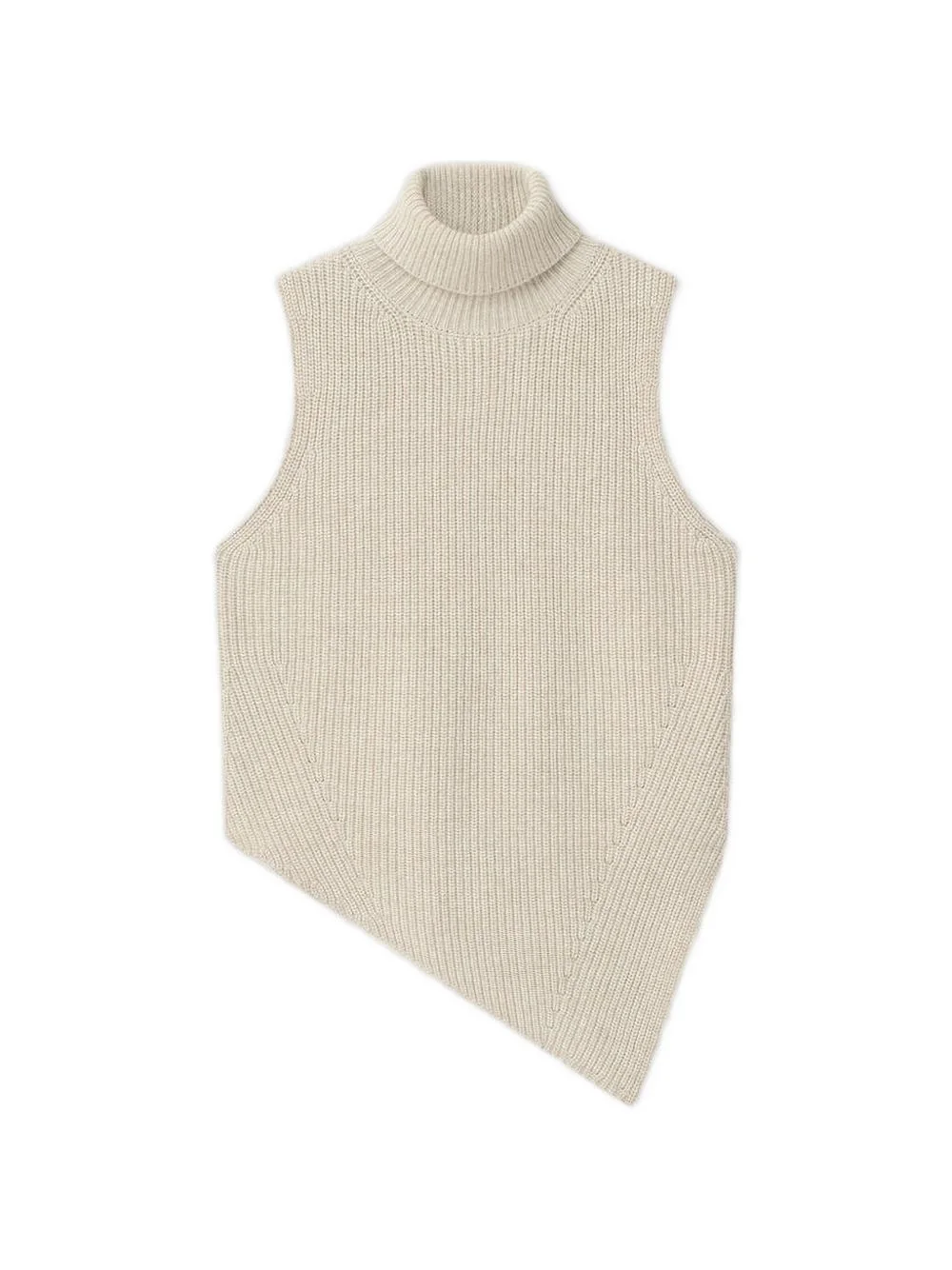 Fennec knitted turtleneck vest - 1