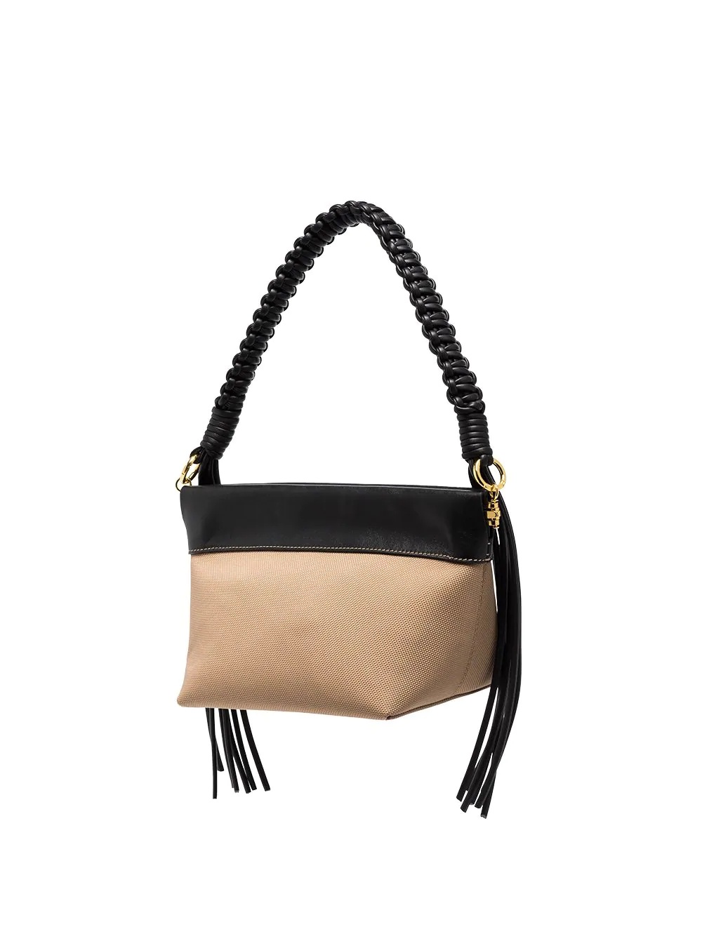 fringe trim shoulder bag - 3