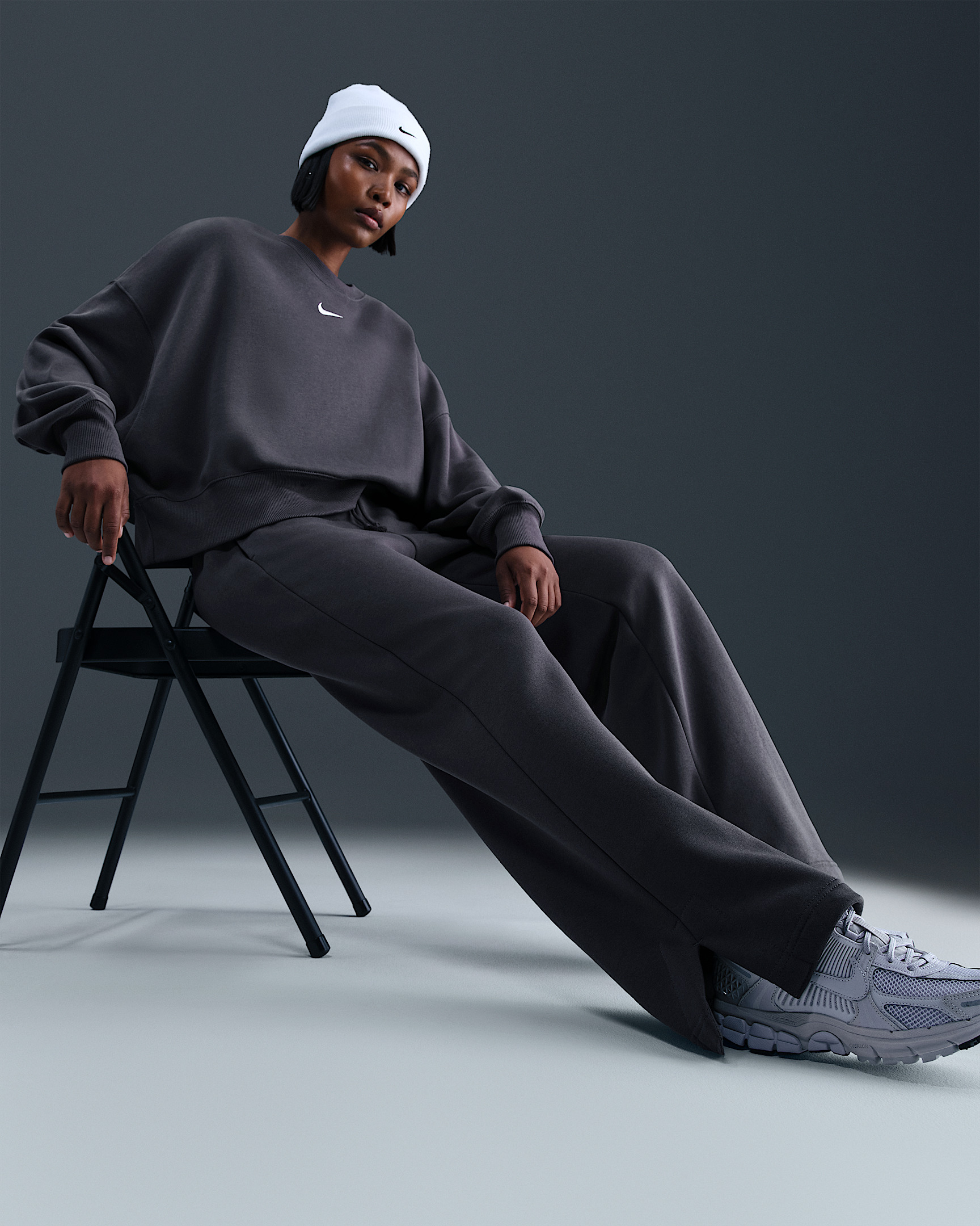 Nike Sportswear Phoenix Fleece Women's High-Waisted Wide-Leg Pants - 5