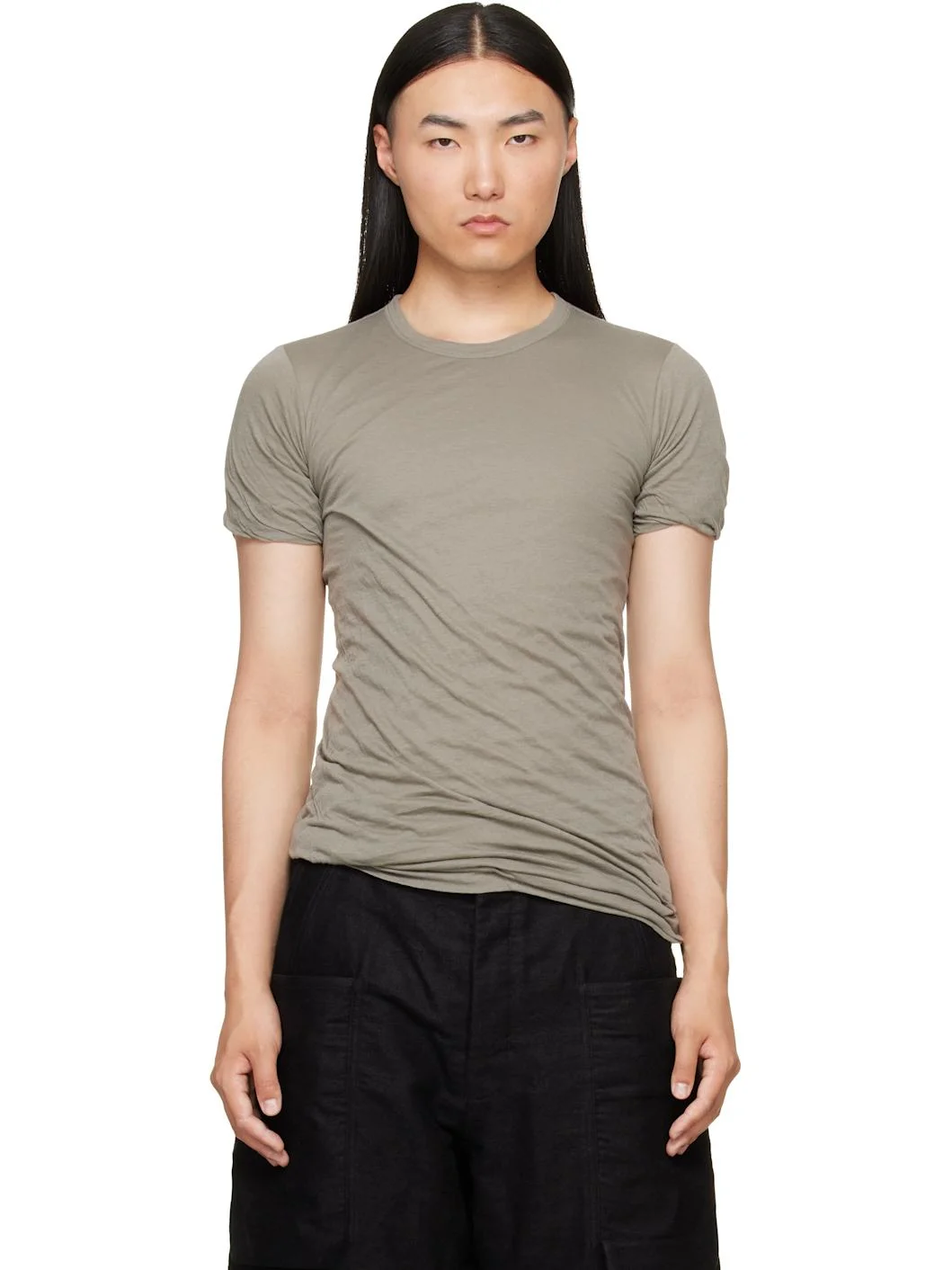 Taupe Tower Double S/S T-shirt - 1