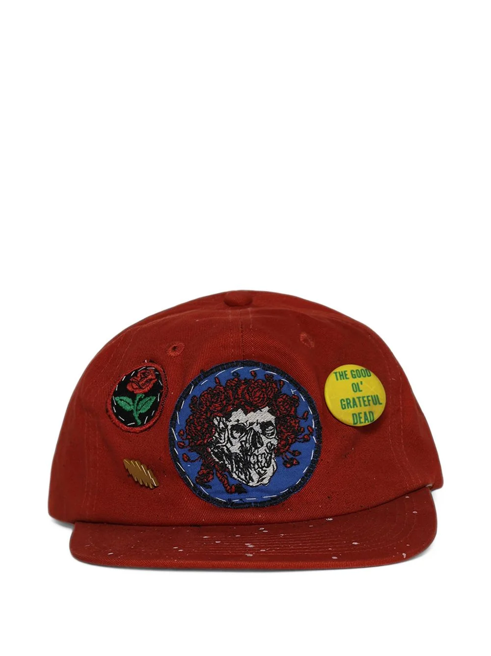 Grateful Dead patch-detail snapback cap - 1