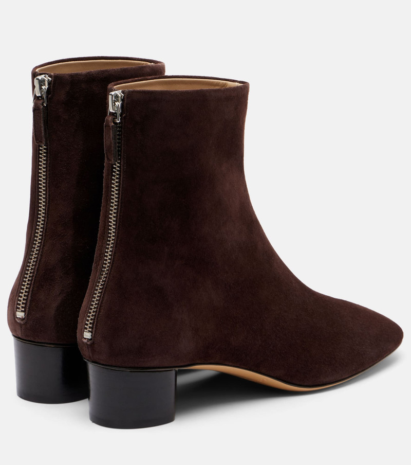 LE MONDE BÉRYL Carole suede ankle boots outlook