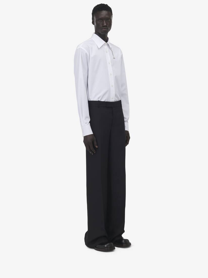 Low Rise Tailored Trousers - 3