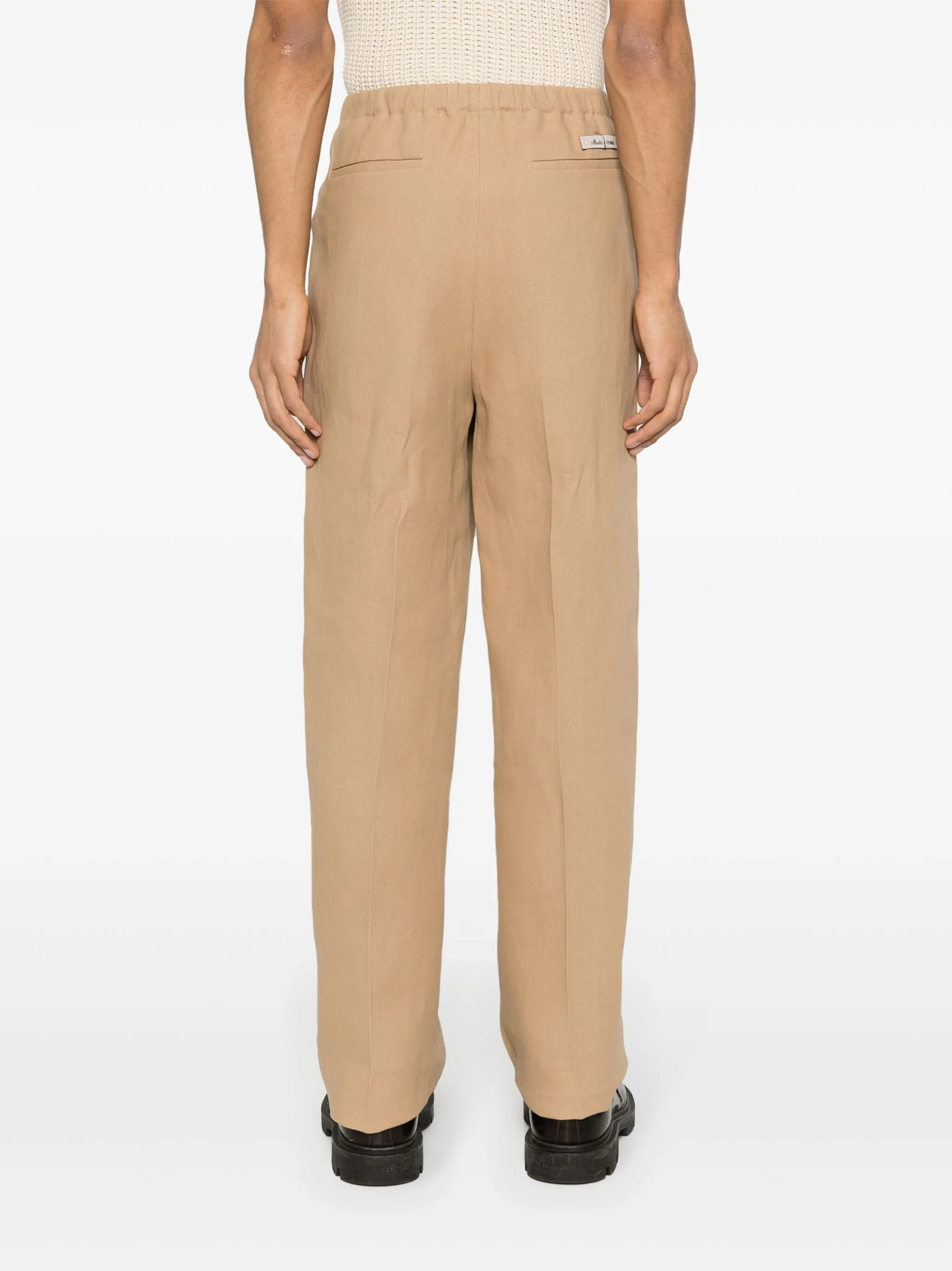 Canvas Straight-leg Trousers - 2
