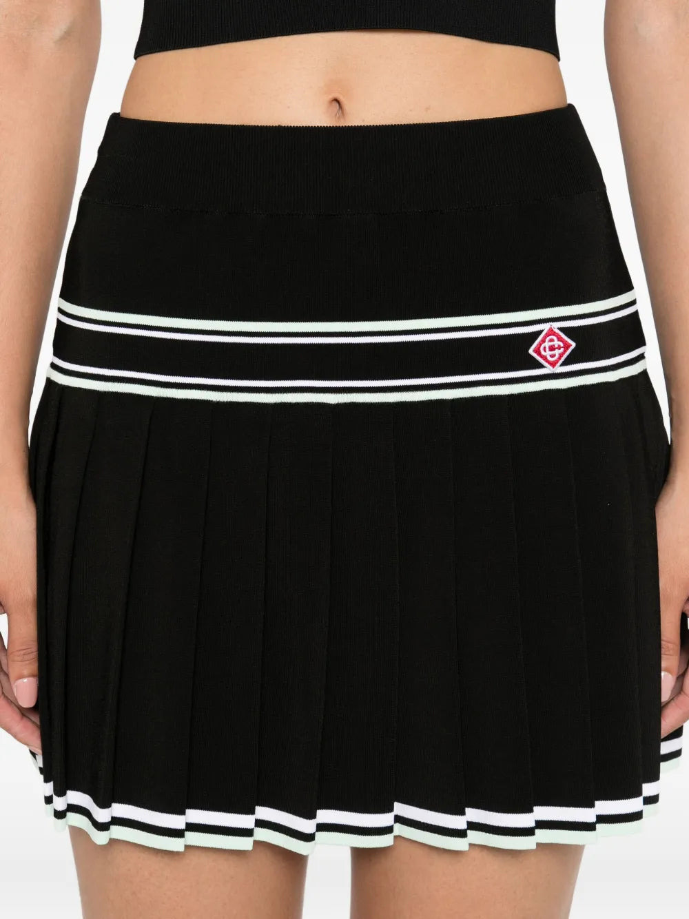 Casablanca Women Striped Pleated Skirt - 5