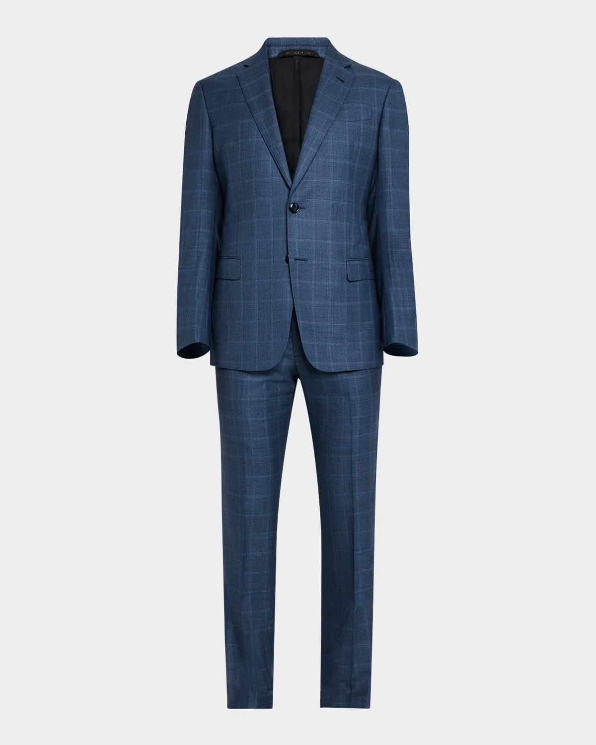 Men's Blurred Windowpane 240G Suit - 1