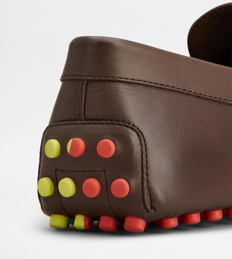 GOMMINO LOAFERS IN LEATHER - BROWN 5