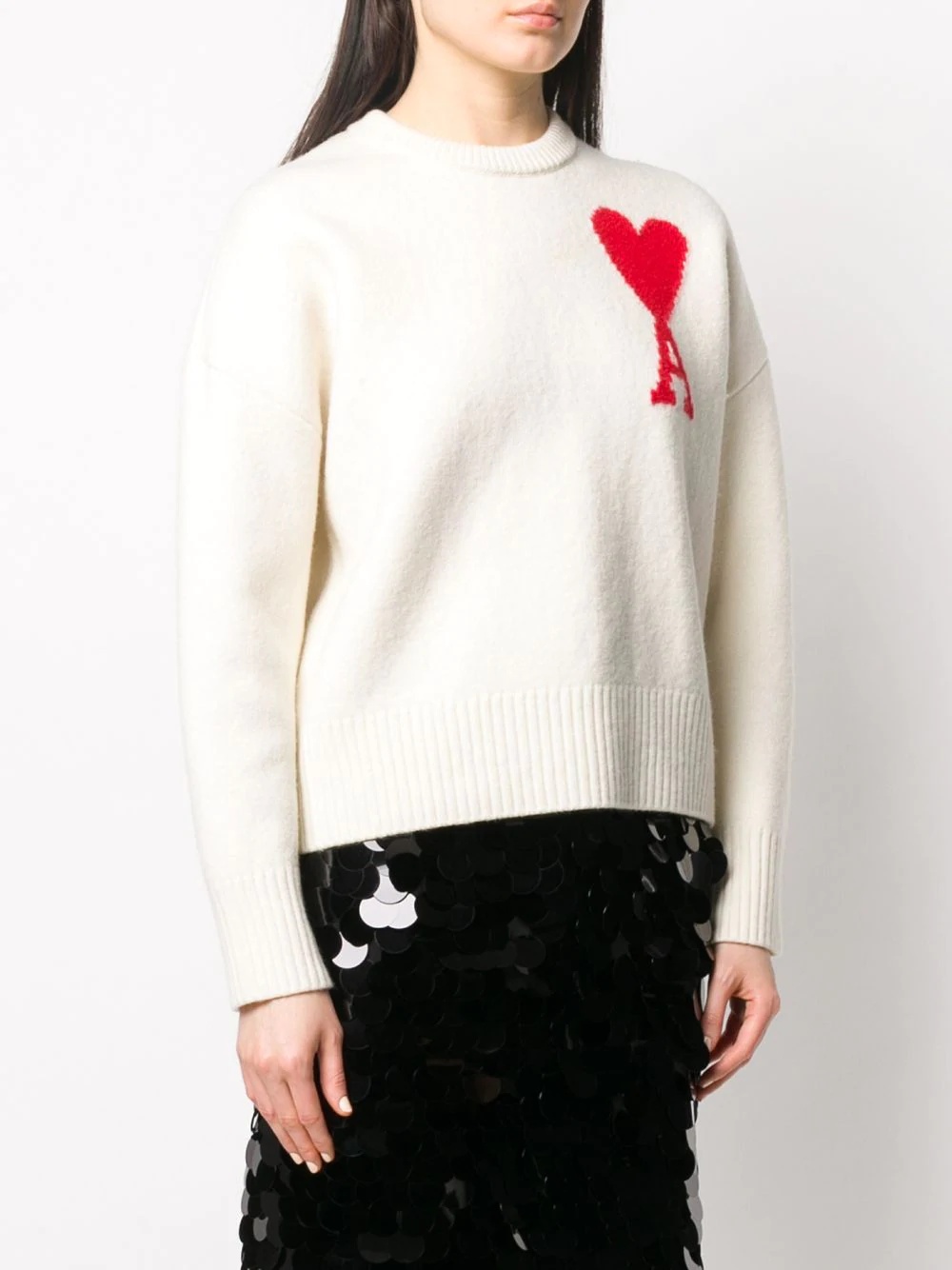 Ami de Coeur embroidered jumper - 3