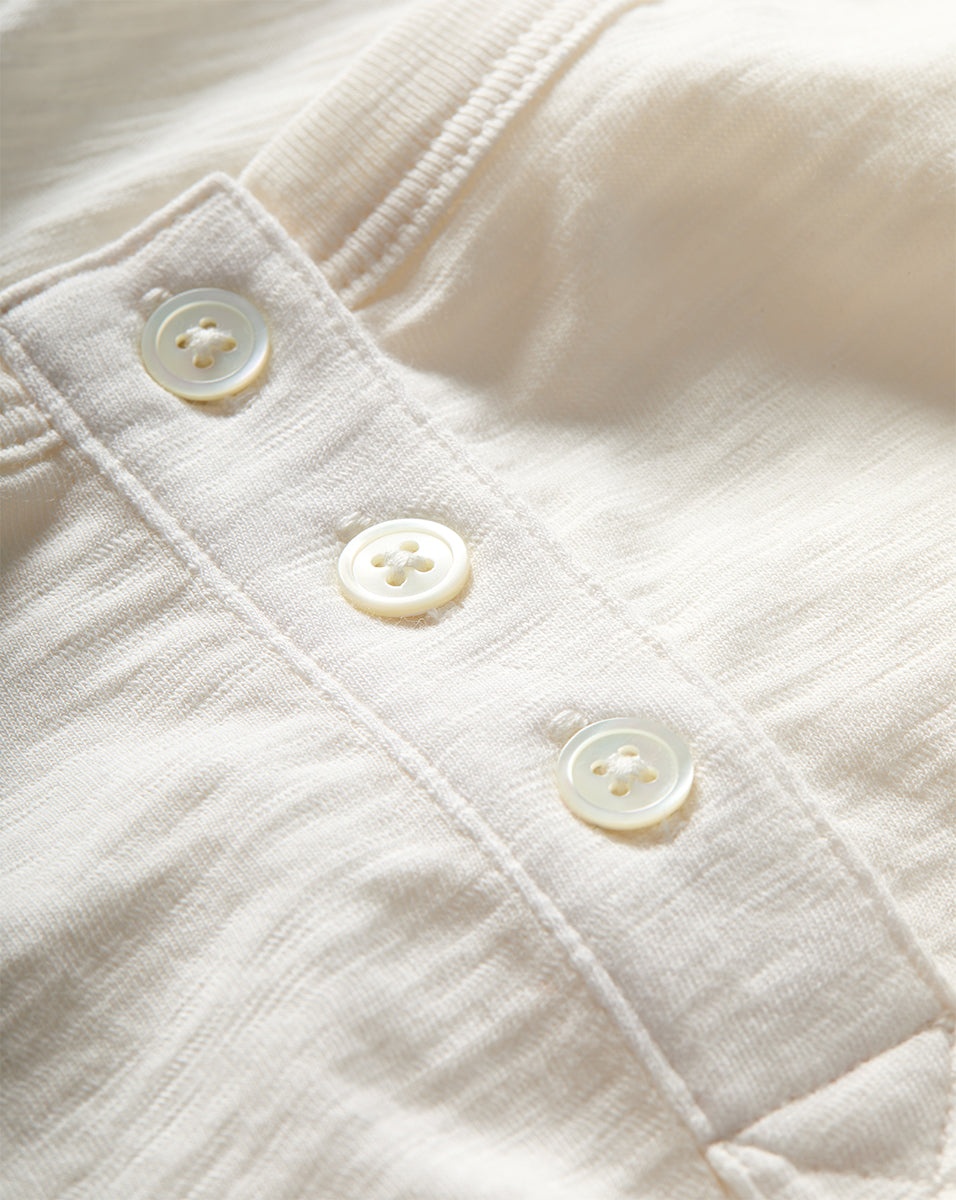 HARRISON COTTON HENLEY TANK TOP - 4