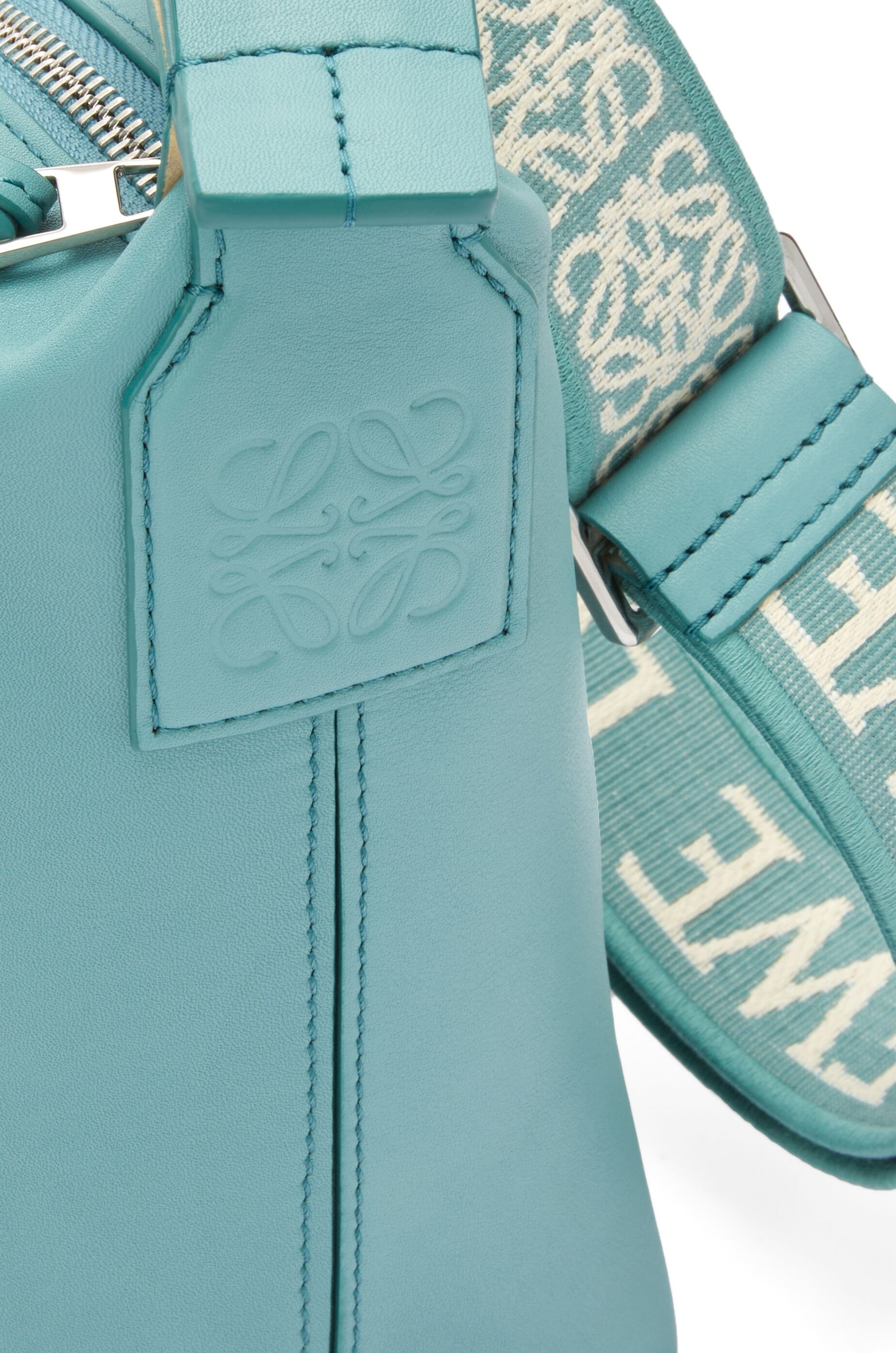 Small Cubi crossbody bag in supple smooth calfskin and jacquard - 5