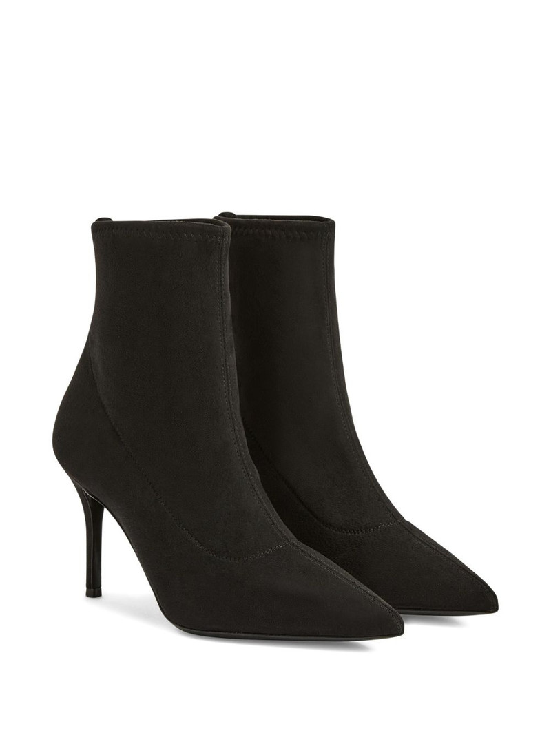 Giuseppe Zanotti 90mm Mirea pointed-toe ankle boots outlook