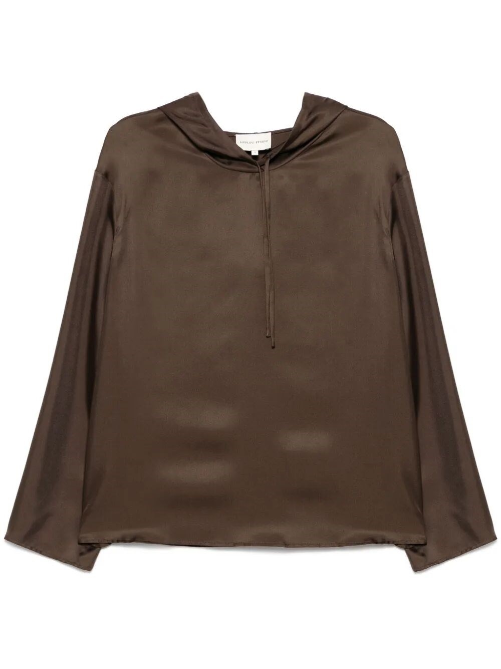 Introducing the NUKA HOODED BLOUSE, a stunning addition to the shirt category by LOULOU STUDIO. Craf - 1