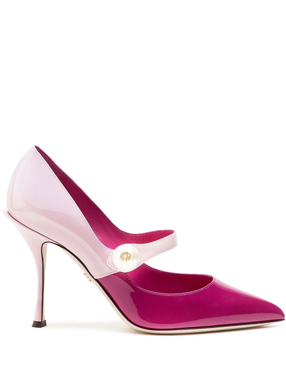 two-tone Mary Jane pumps - 1