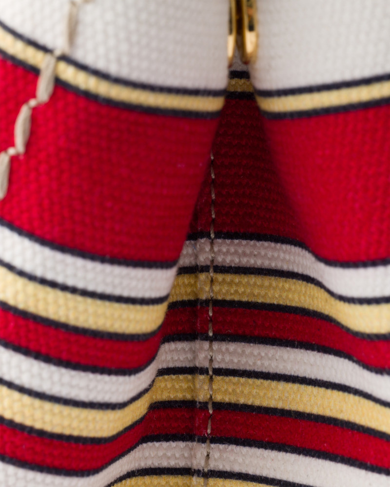 Prada Jardinière striped cotton canvas mini-bag 6