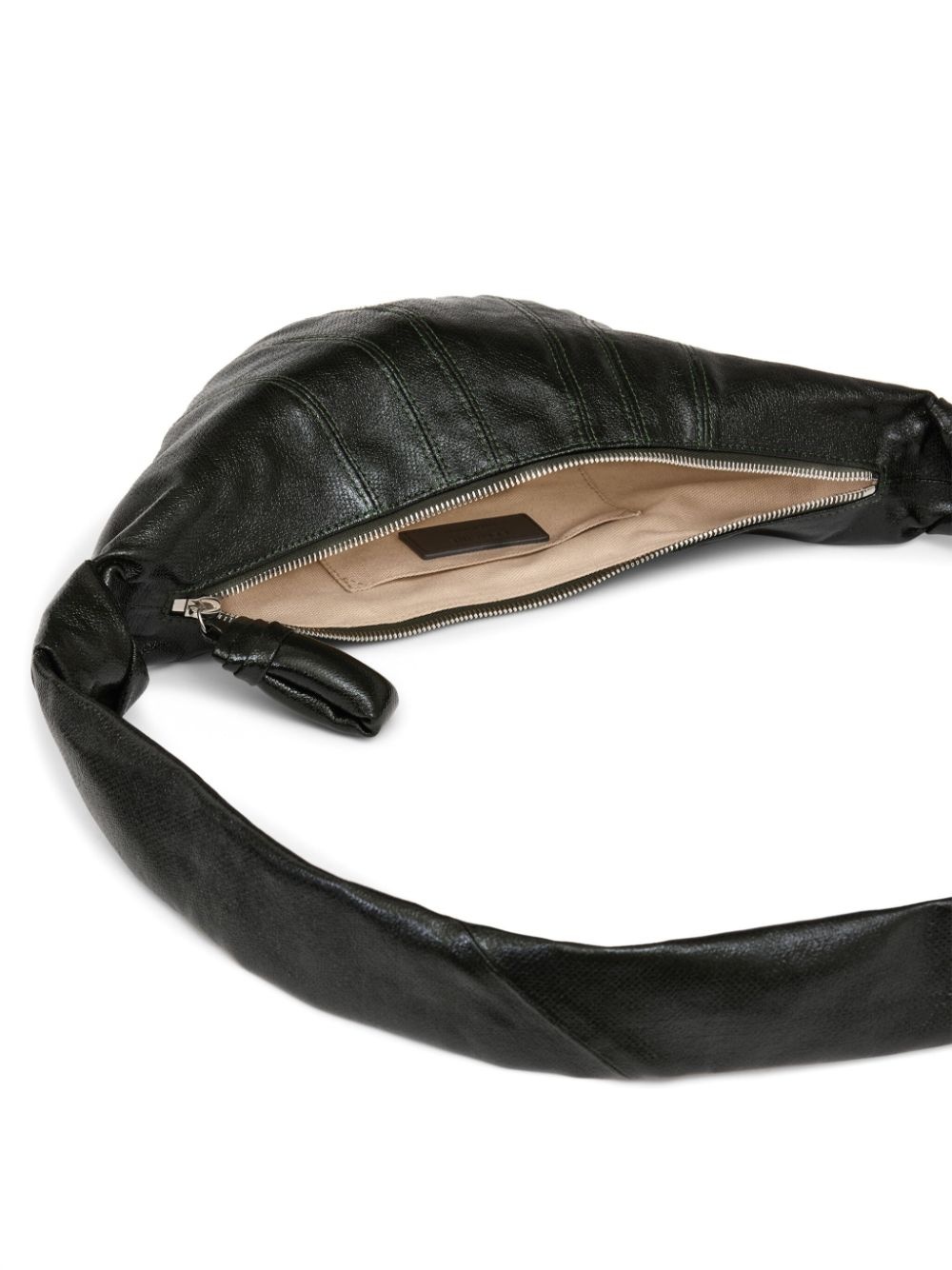 small Croissant leather bag - 5