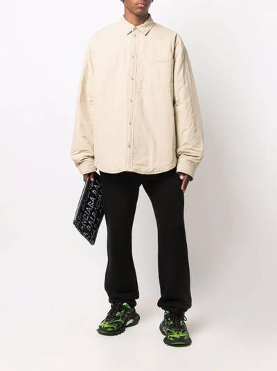 BALENCIAGA padded shirt jacket outlook