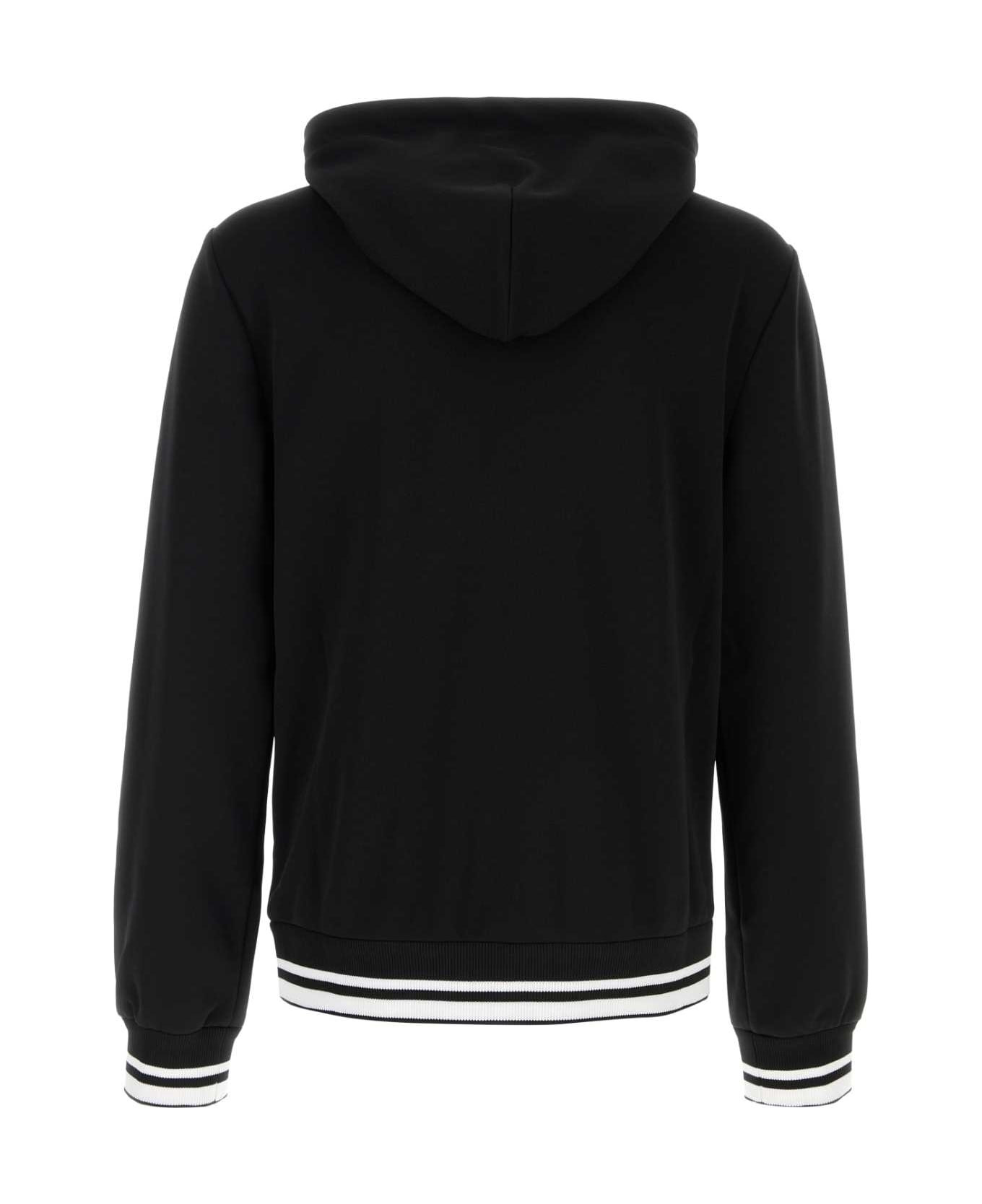Black Tech Jersey Sweatshirt - 2
