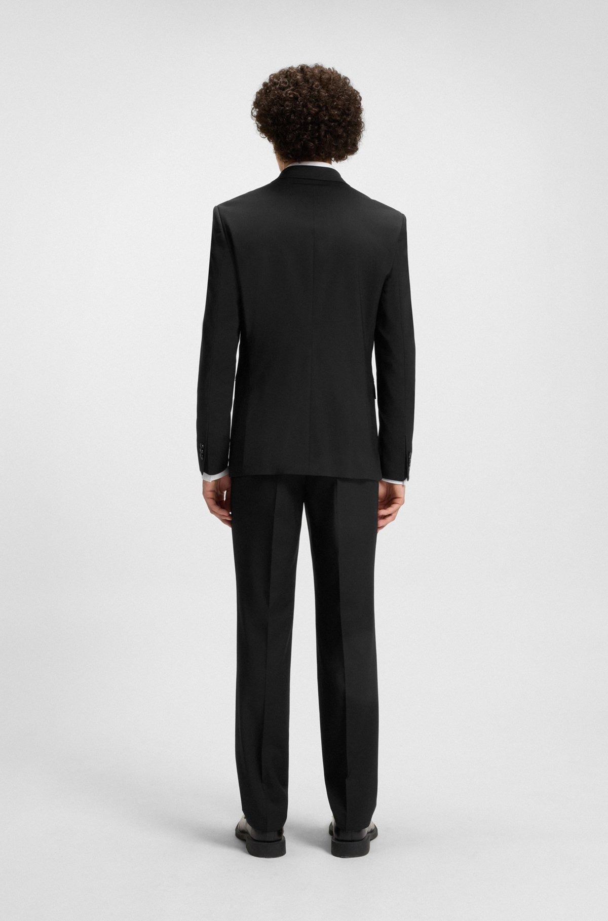 SLIM-FIT BLAZER IN PATTERNED WOOL - 4
