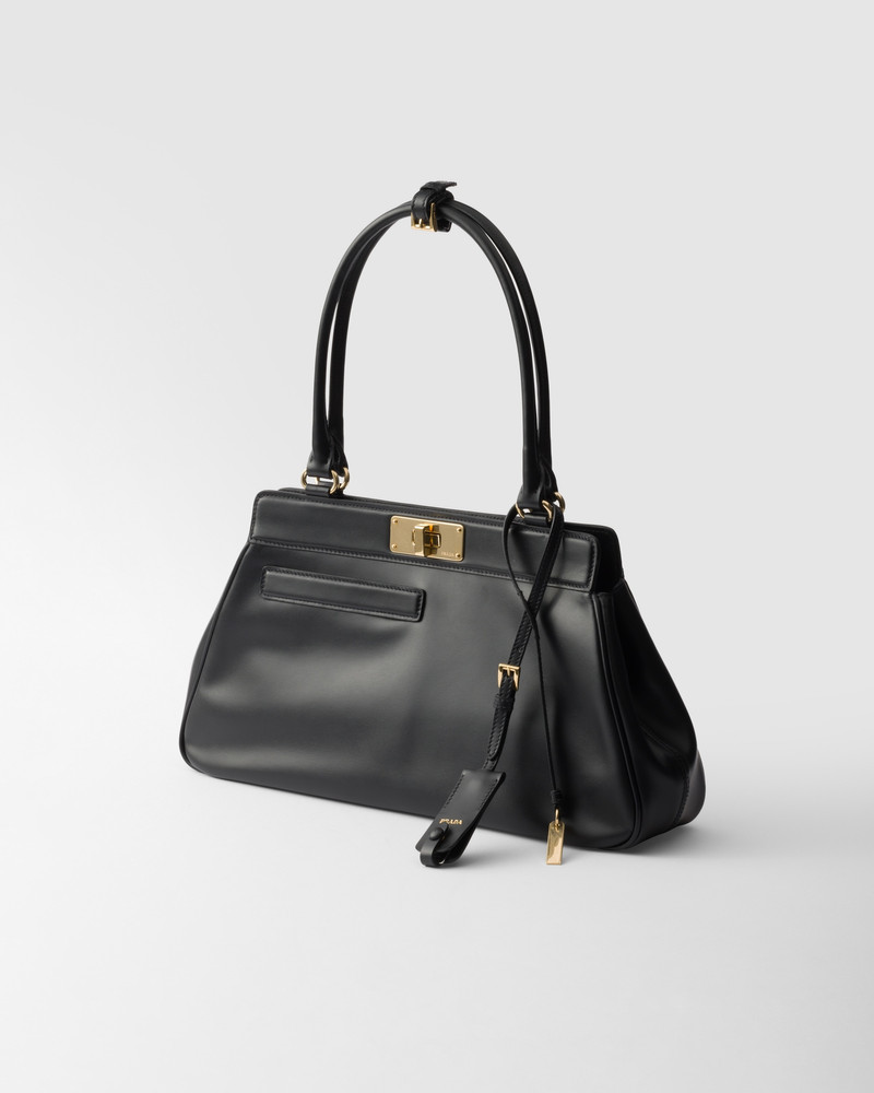 Prada Large leather tote bag outlook