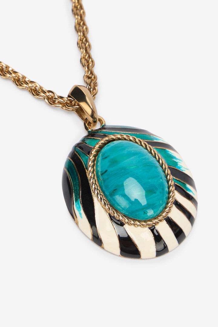 Ray Of Sea Print Necklace - 4