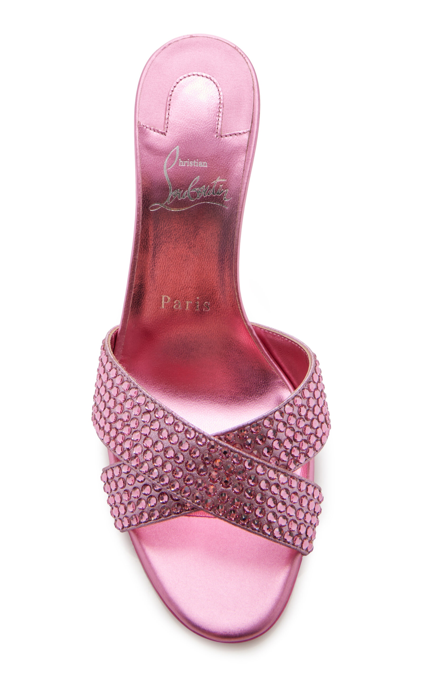 Mariza Is Back 85mm Crystal-Embellished Suede Pumps pink - 2