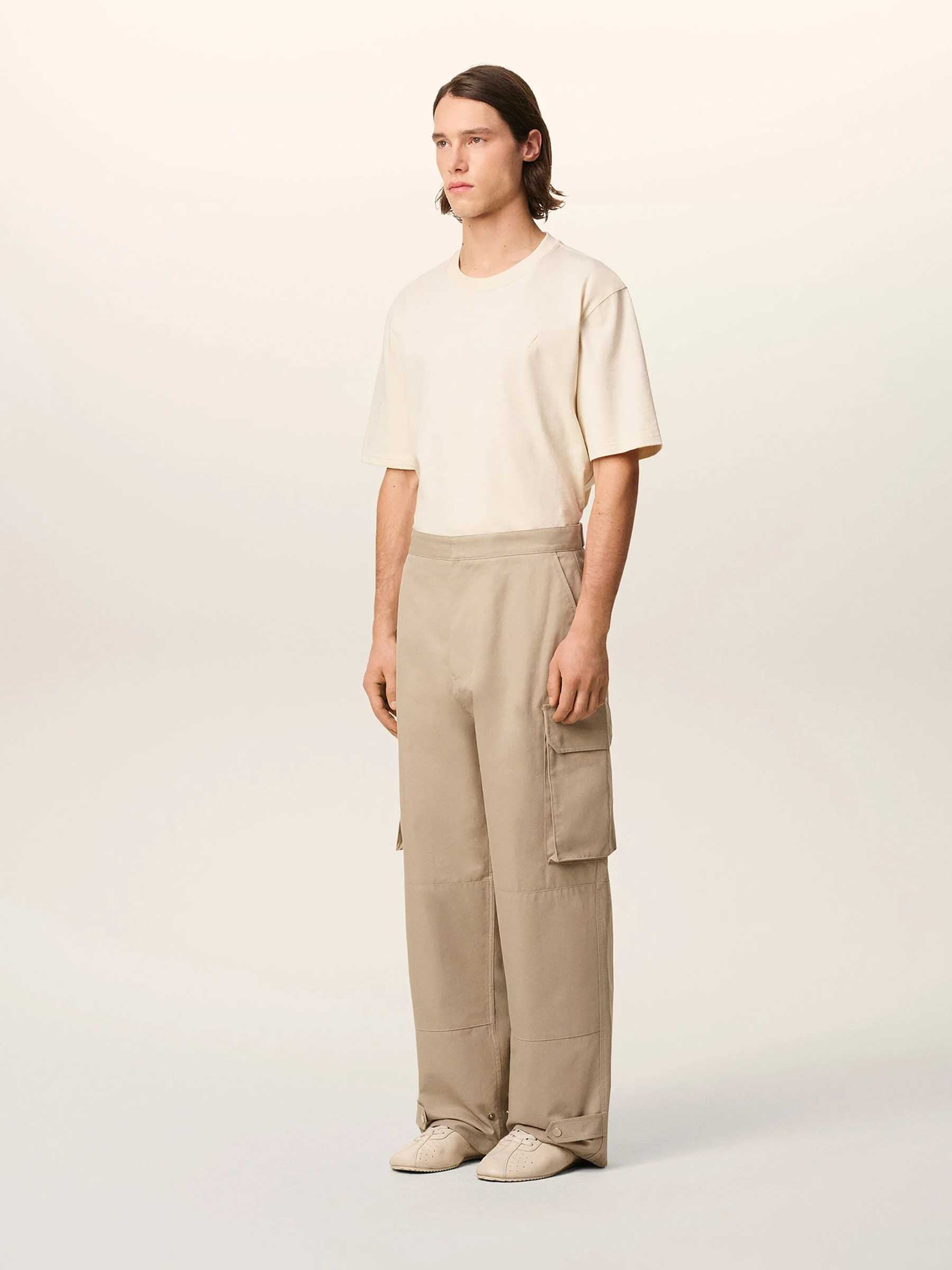 CARGO COTTON PANTS - 3