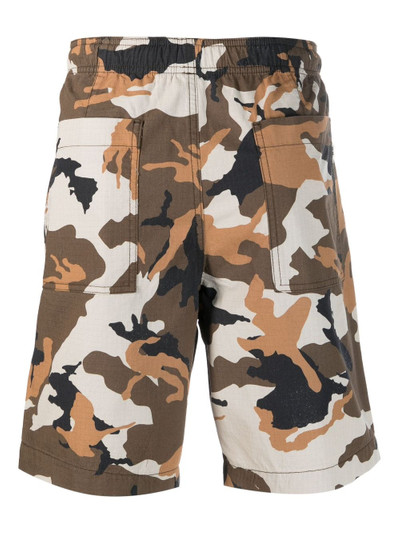 Wood Wood camouflage-print elasticated-waistband shorts outlook
