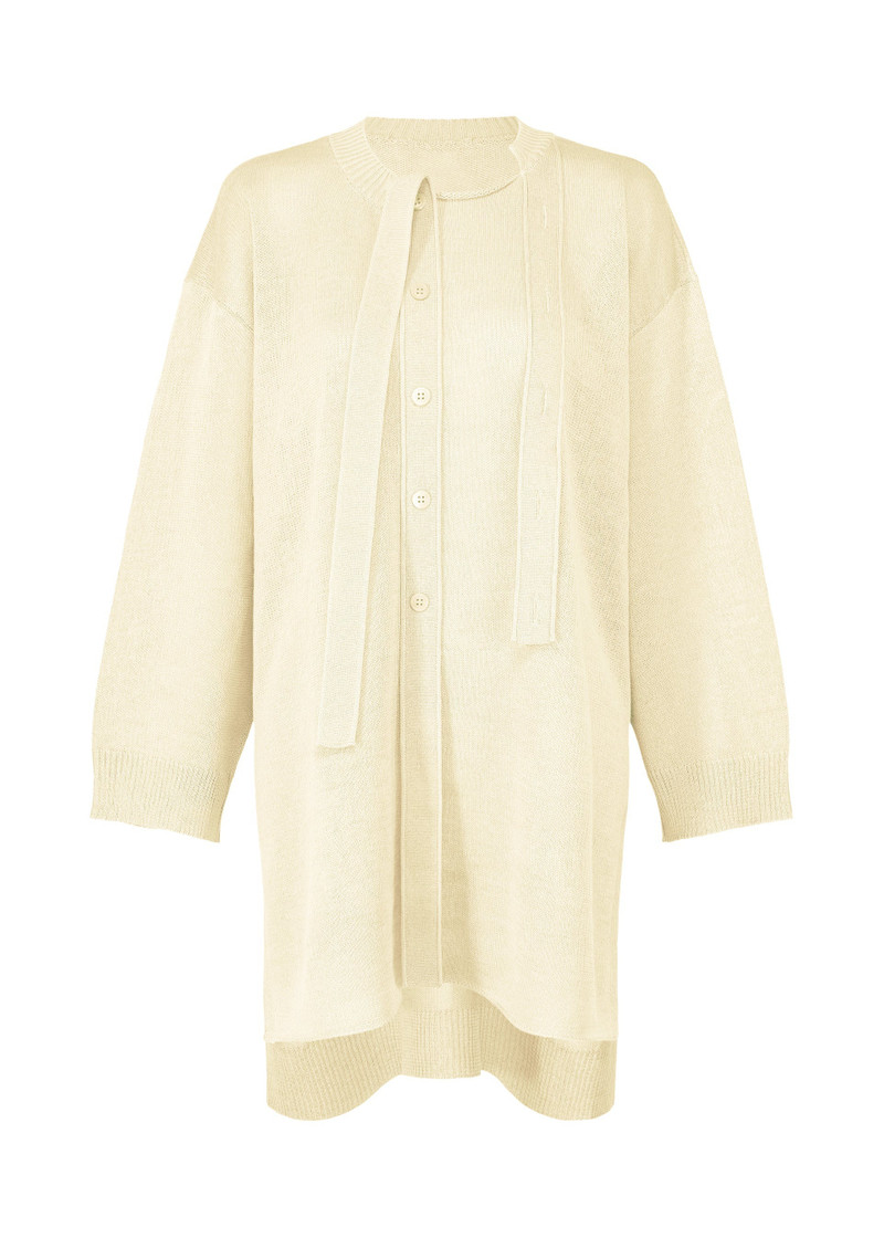 BUTTONED DRAPE KNIT 1