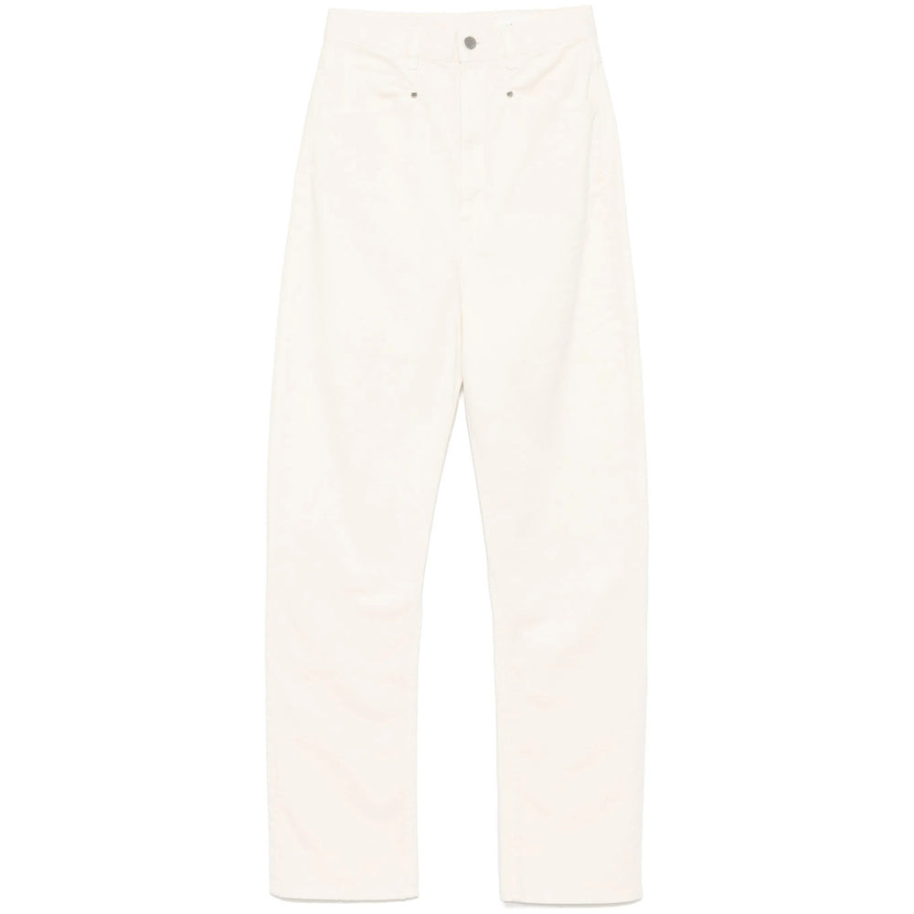 Lemaire White Denim - Straight-Leg Jeans Women - 1