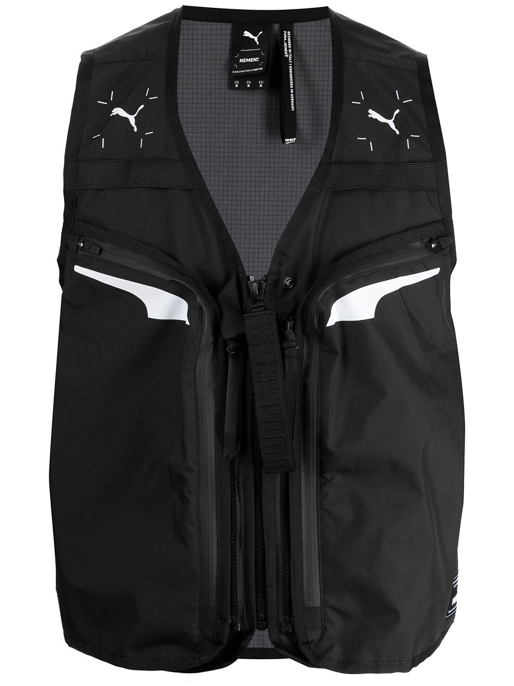 x Nemen zip-up utility vest - 1