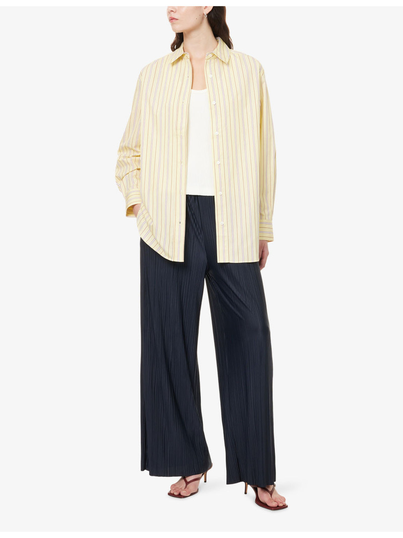 SAMSØE SAMSØE Uma wide-leg stretch-polyester trousers outlook
