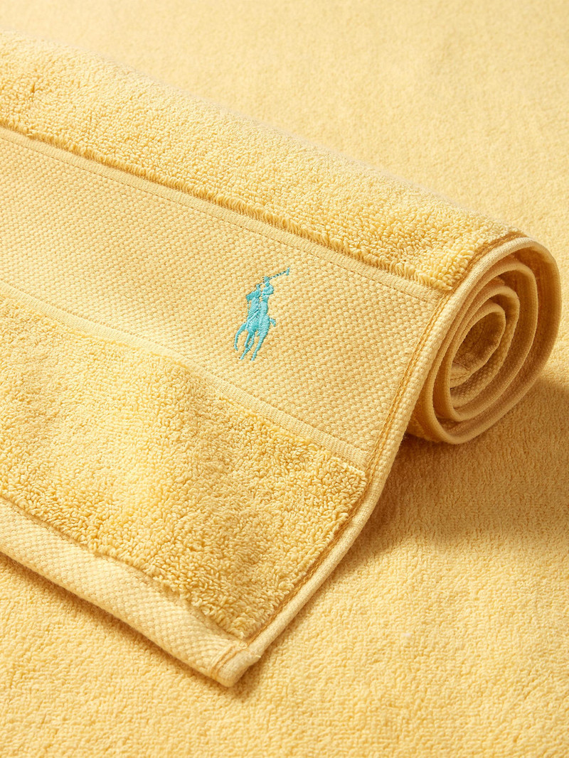Polo Player Cotton Towel Collection - Corn Yellow 4