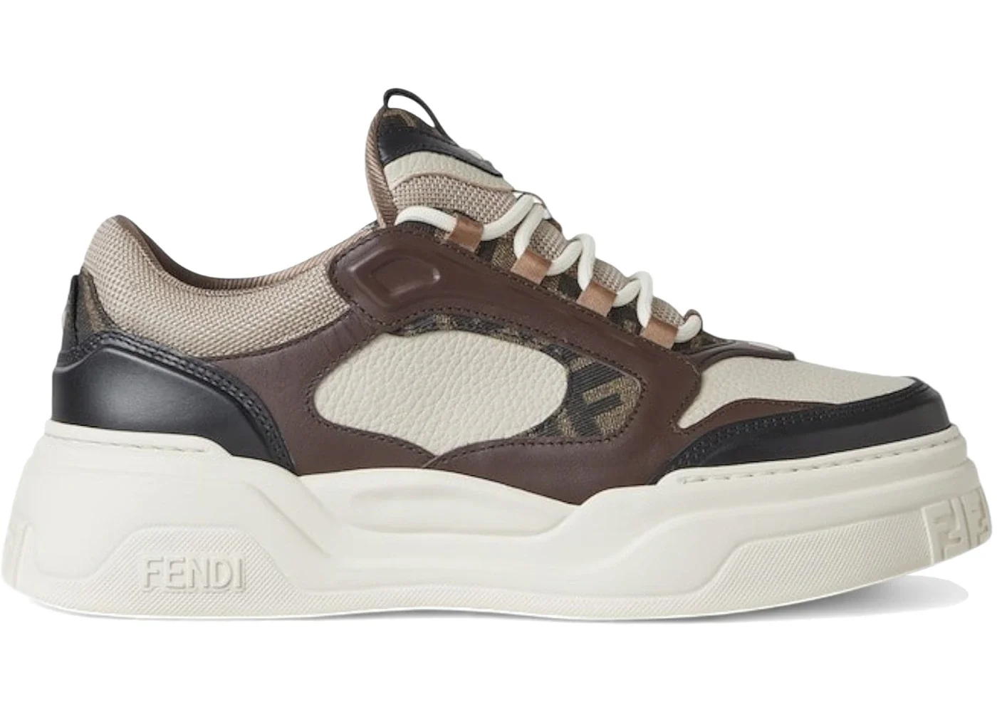 Fendi Force White Brown - 1