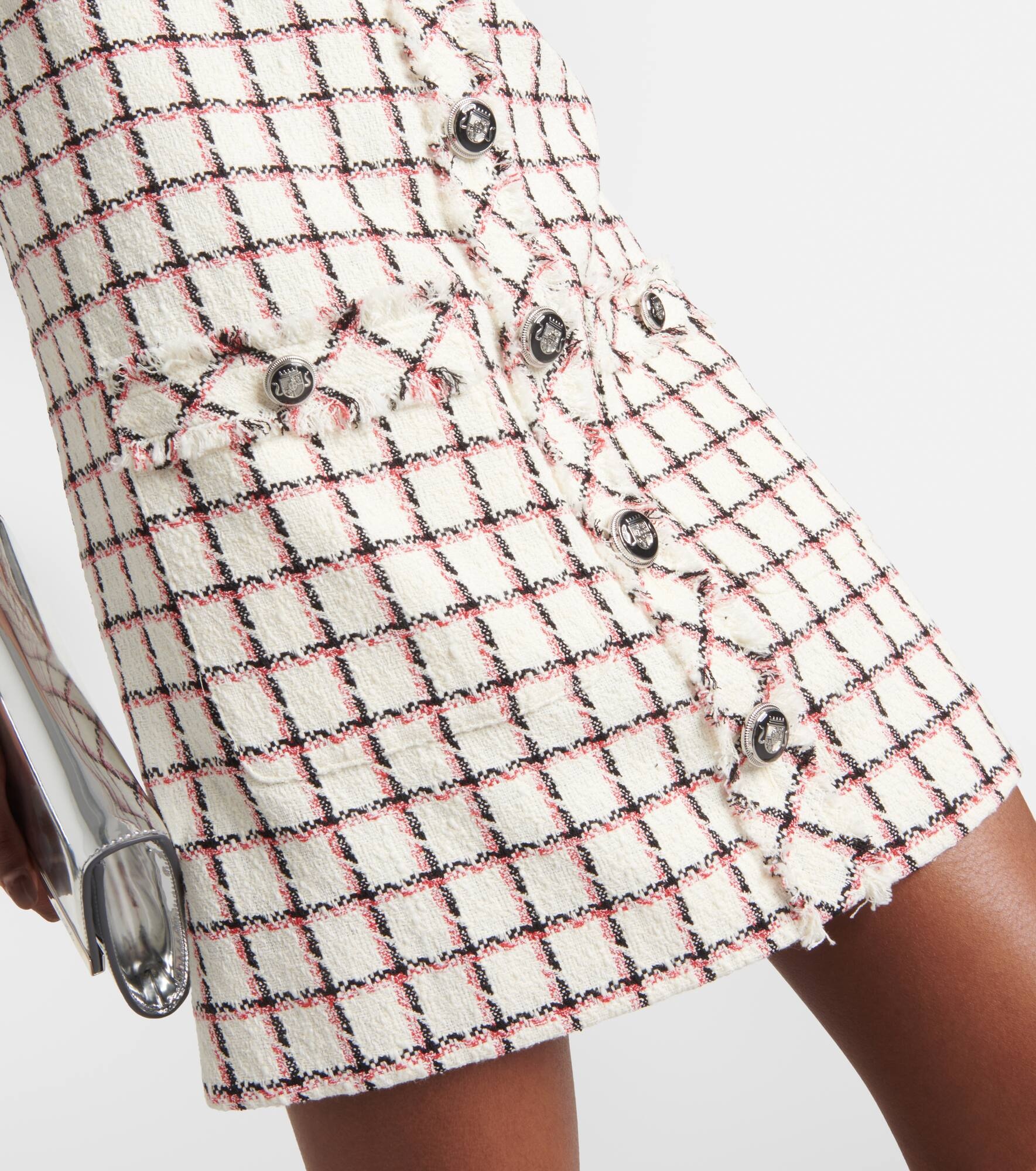 Laurel cotton-blend tweed minidress - 5