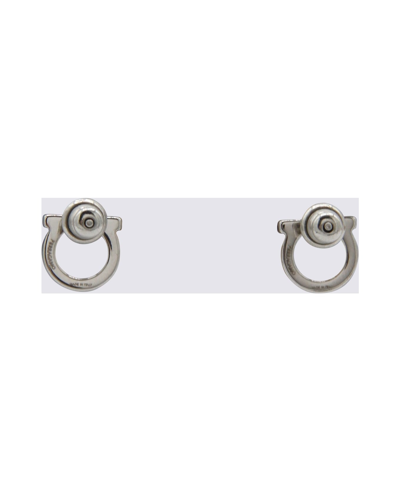 Silver Tone Brass Earrings - 2