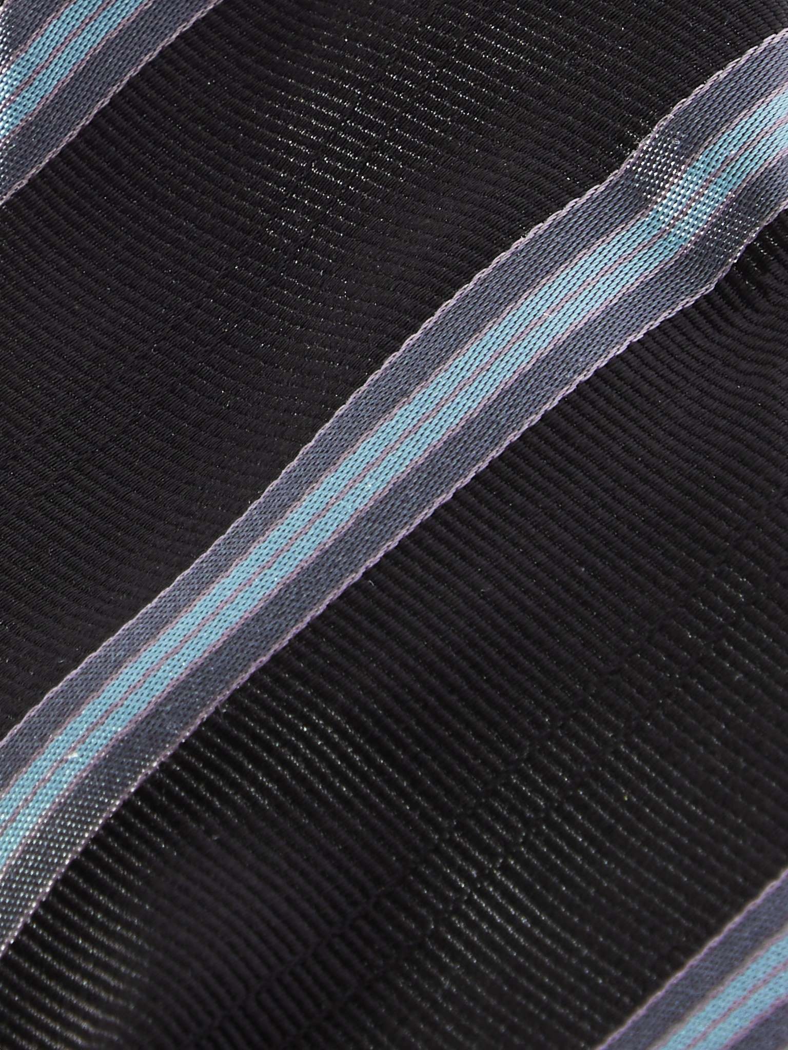 7cm Striped Silk-Jacquard Tie - 3