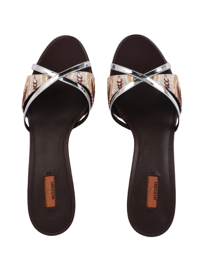 Kate raschel-arabesque strappy sandals 4